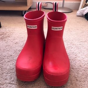 Hunter rain boots